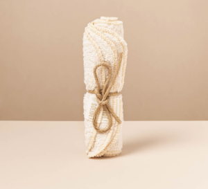 Lingette lavette lavable en coton blanc