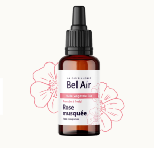 Huile vegetale de rose musquée